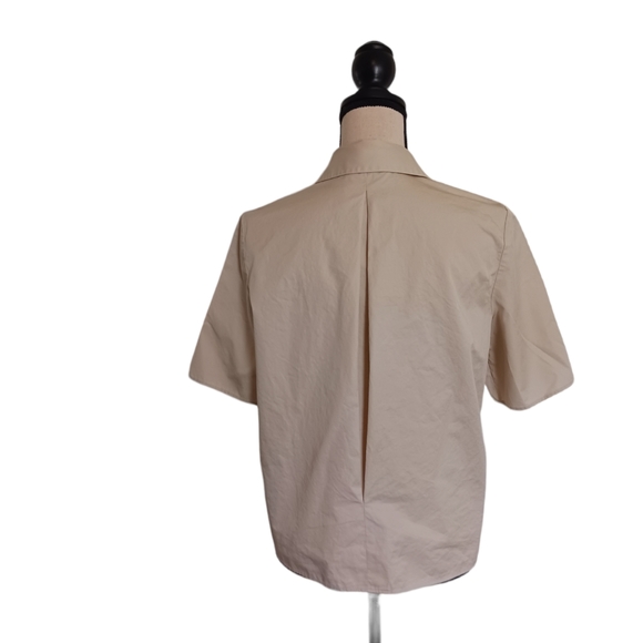 COS 100% Cotton Snap Button Cront Blouse - Picture 3 of 11